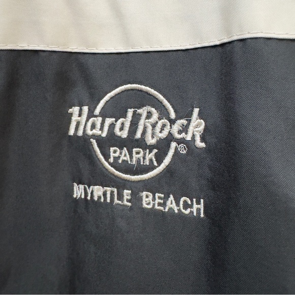 Hard Rock Park Lightweight Windbreaker Jacket Men’s Large - Picture 4 of 14